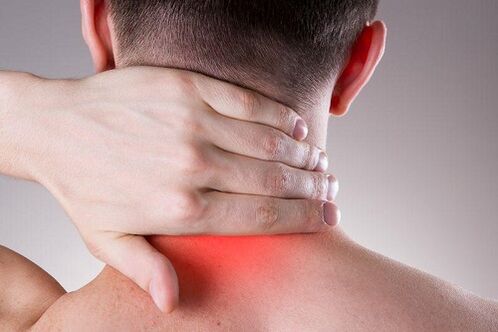 Pain in osteochondrosis in the neck